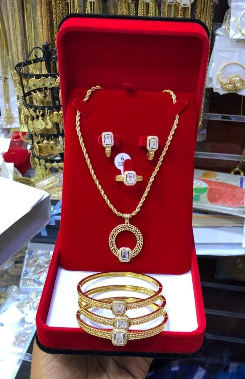 طقم مجوهرات نسائي – موديل 462