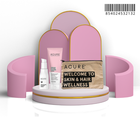 ACURE - PACK CLEANSING CREAM 118 ML BRIGHTENING GLOWING SERUM 30ML