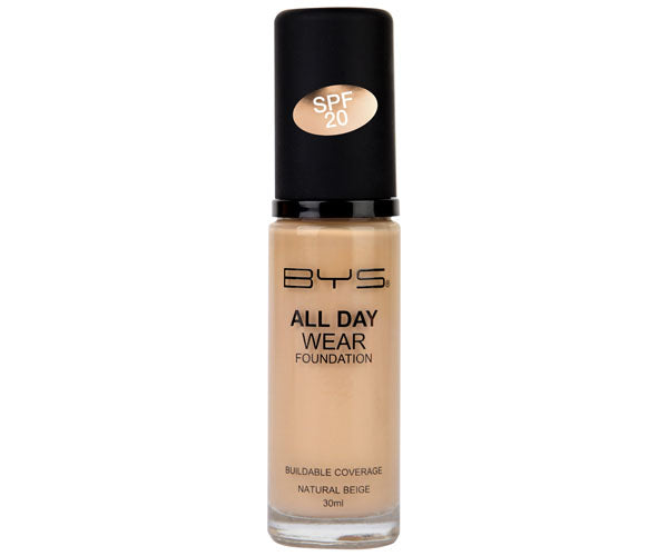 BYS ALL DAY WEAR FONDATION NATURAL BEIGE