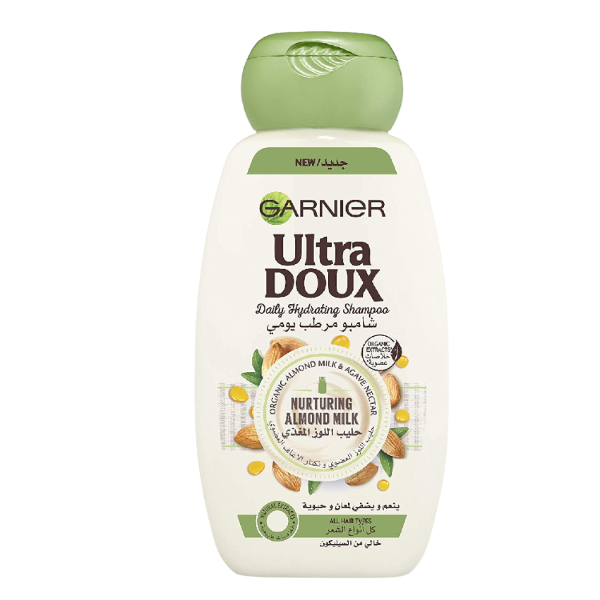 GARNIER - ULTRA DOUX SHAMPOOING LAIT D'AMANDE 400ML
