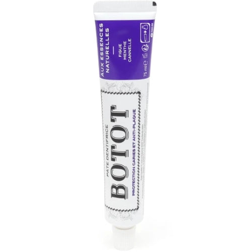 BOTOT - PÂTE DENTIFRICE AUX ESSENCES NATURELLES FIGUE MENTHE CANNELLE