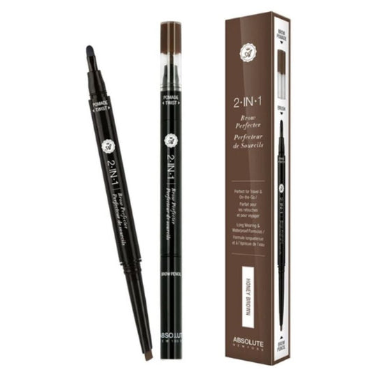 ABSOLUTE - 2 EN 1 BROW PERFECTER HONEY BROWN