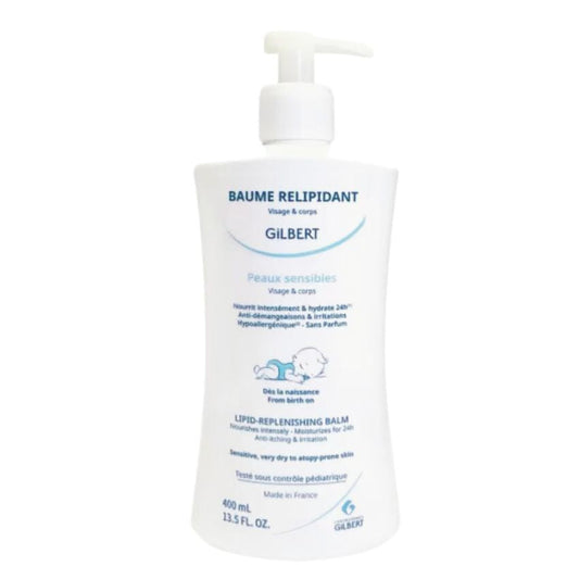 GILBERT - BAUME RELIPIDANT PEAUX SENSIBLES 400ML