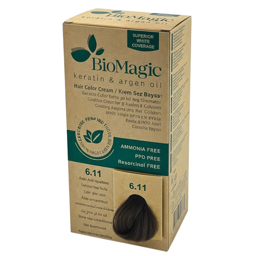 BIOMAGIC - HAIR COLOR CREAM KIT 6/11DARK BLONDE