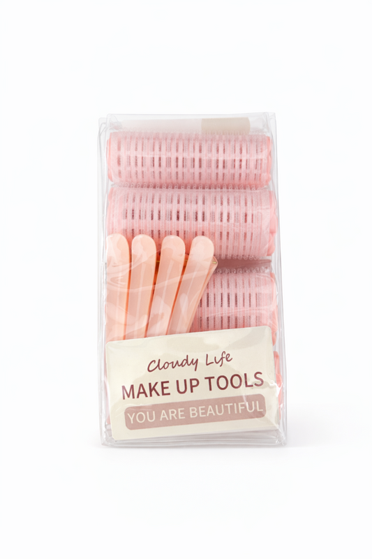 CLOUDY LIFE - 4 HAIR ROLLER 2 PINCES PP NYLON NY2530