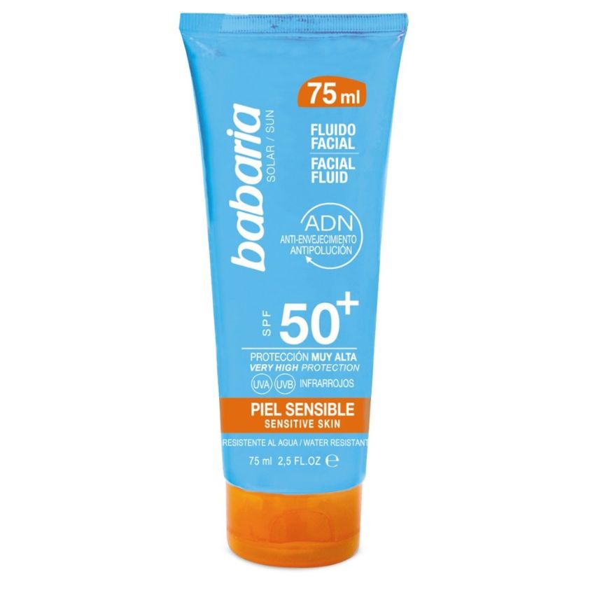 BABARIA - FLUID SUN PROTECTION FACIAL CREAM SPF50 75ML