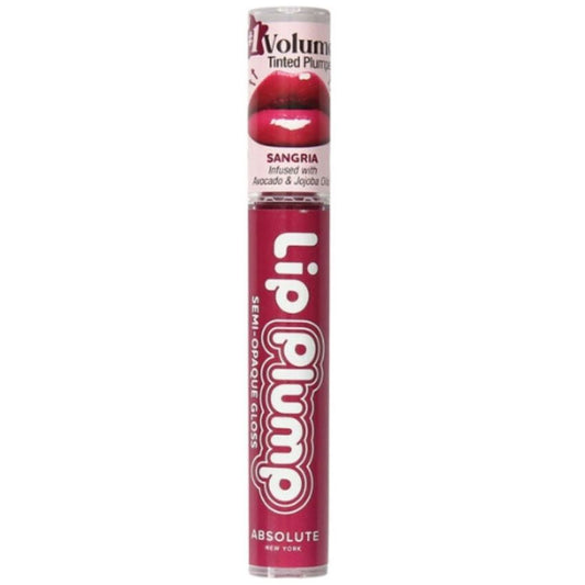 ABSOLUTE - LIP PLUMP SEMI-OPAQUE GLOSS SANGRIA