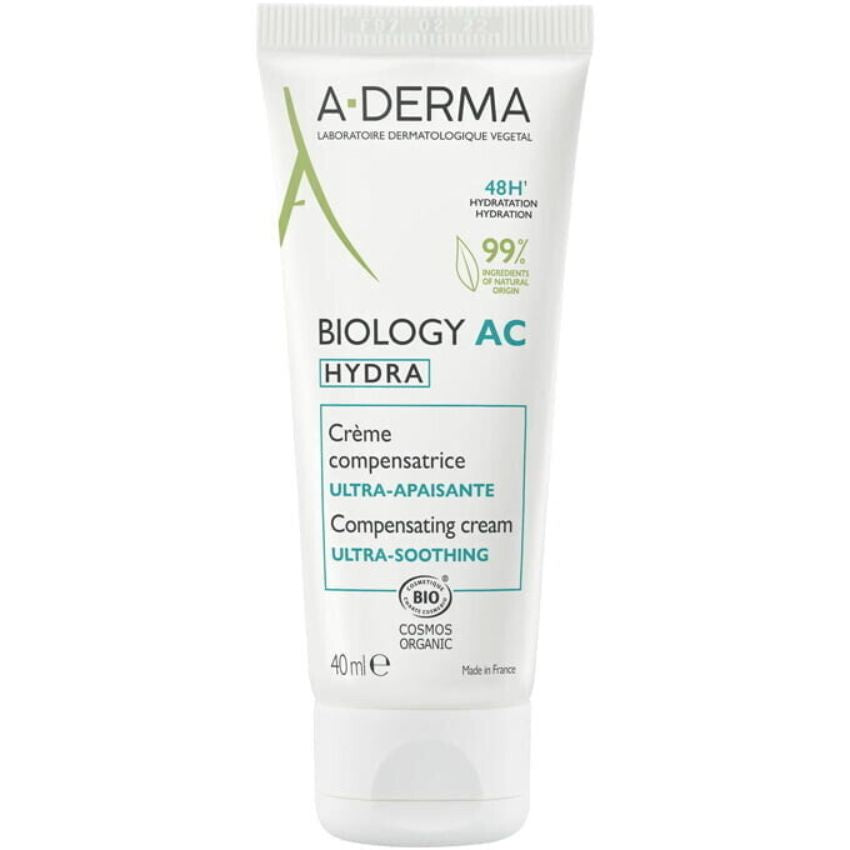 A-DERMA - BIOLOGY AC HYDRA CREME COMPENSATRICE ULTRA APAISANTE 40ML