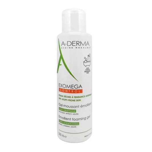 A-DERMA - EXOMEGA CONTROL GEL MOUSSANT EMOLIENT 500ML