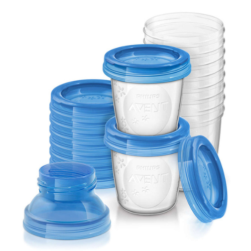 AVENT - POTS DE CONSERVATION POUR LAIT MATERNEX10 180ML SCF618/10