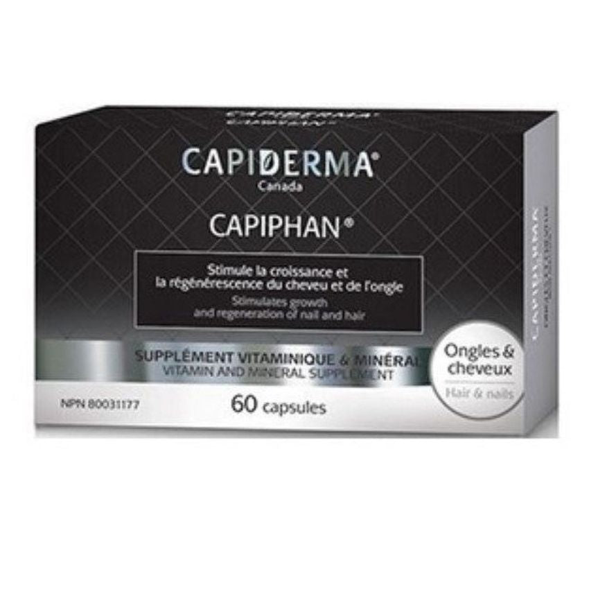 CAPIDERMA - CAPIPHAN ELEMENTS NUTRITIFS POUR CHEVEUX ET ONGLES 60 GELULES