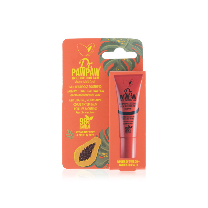 DR PAWPAW - TRUE CORAL LIP BALM - 10ML