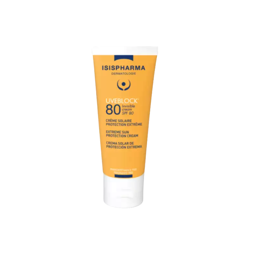 ISISPHARMA - UVEBLOCK SPF 80 CREME SOLAIRE INVISIBLE PROTECTION EXTRÊME 40ML