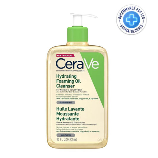 CERAVE - HUILE LAVANTE MOUSSANTE HYDRATANTE 473ML