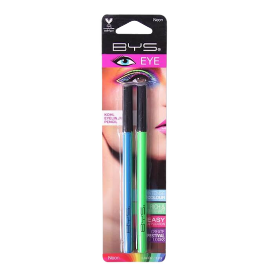 BYS NEON EYELINER DUO BLUE GREEN