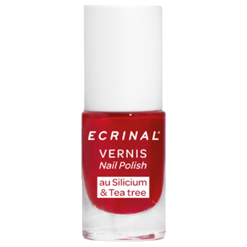 ECRINAL - VERNIS SILICIUM TEA TREE ROUGE PASSION 5ML
