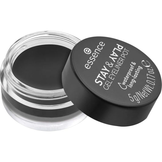ESSENCE - STAY & PLAY GEL EYELINER POT - 5G