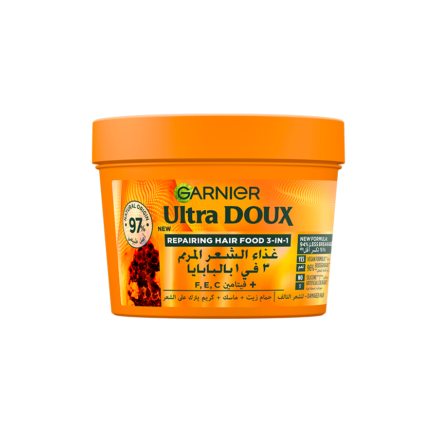 GARNIER - ULTRA DOUX - HAIR FOOD MASQUE RÉPARATEUR PAPAYE 390ML