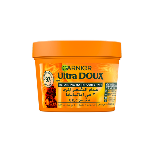 GARNIER - ULTRA DOUX - HAIR FOOD MASQUE RÉPARATEUR PAPAYE 390ML