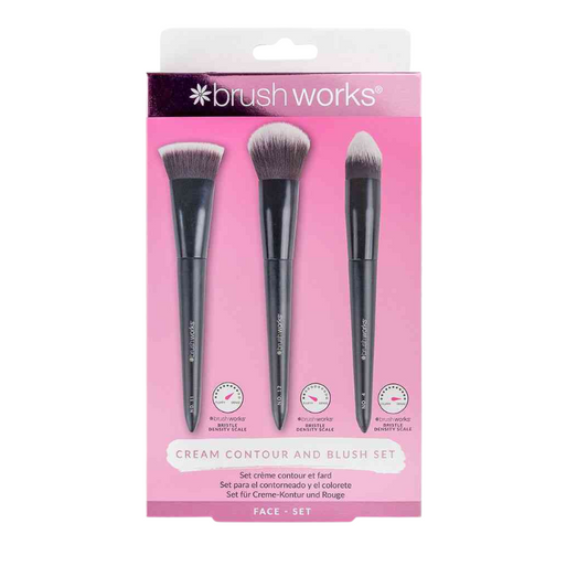 BRUSHWORKS - CREAM CONTOUR AND BLUSH SET 3PC