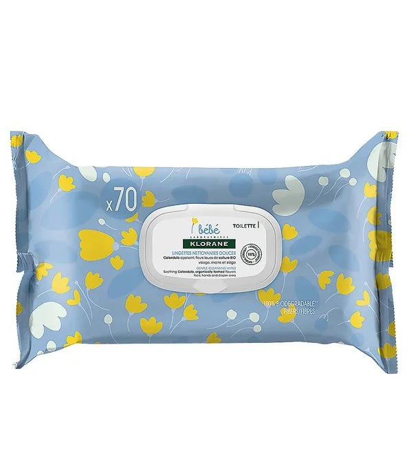 KLORANE - LINGETTES BB 70 u