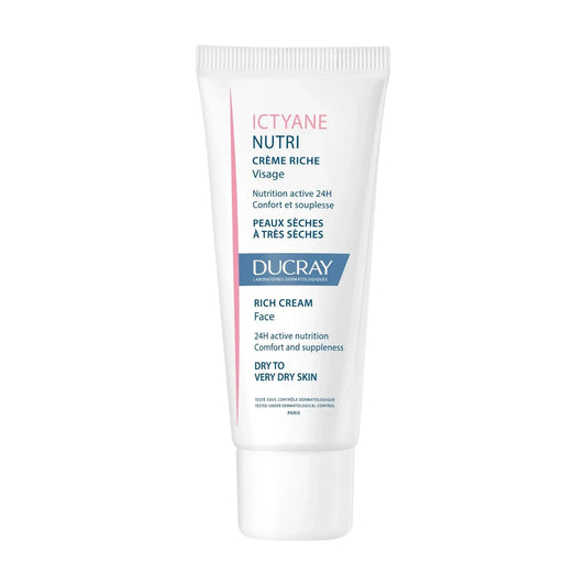 DUCRAY CREME RICHE VISAGE NUTRITION ACTIVE 24H CONFORT ET SOUPLESSE