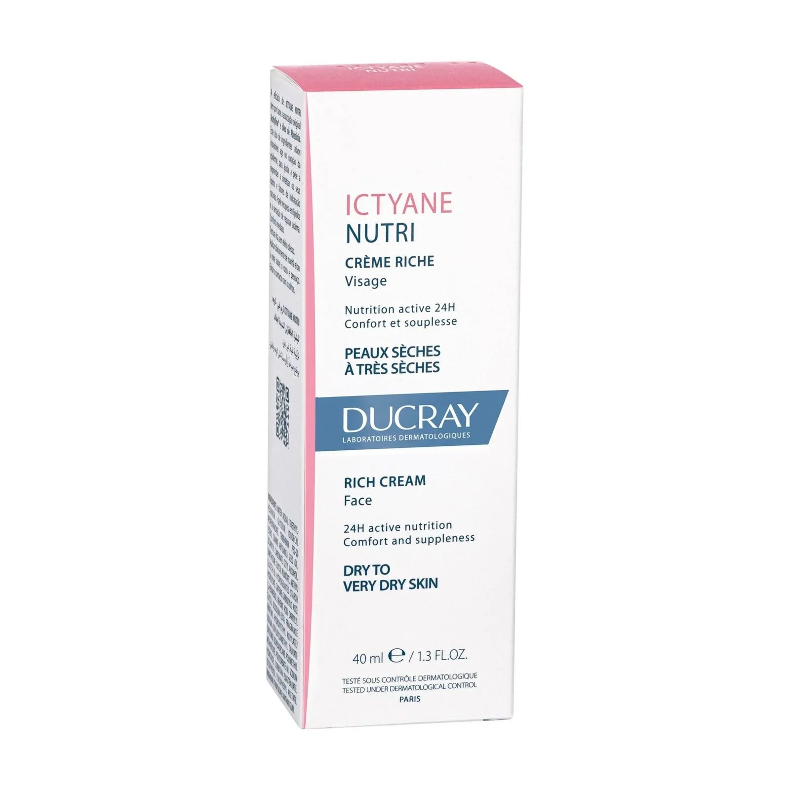 DUCRAY CREME RICHE VISAGE NUTRITION ACTIVE 24H CONFORT ET SOUPLESSE