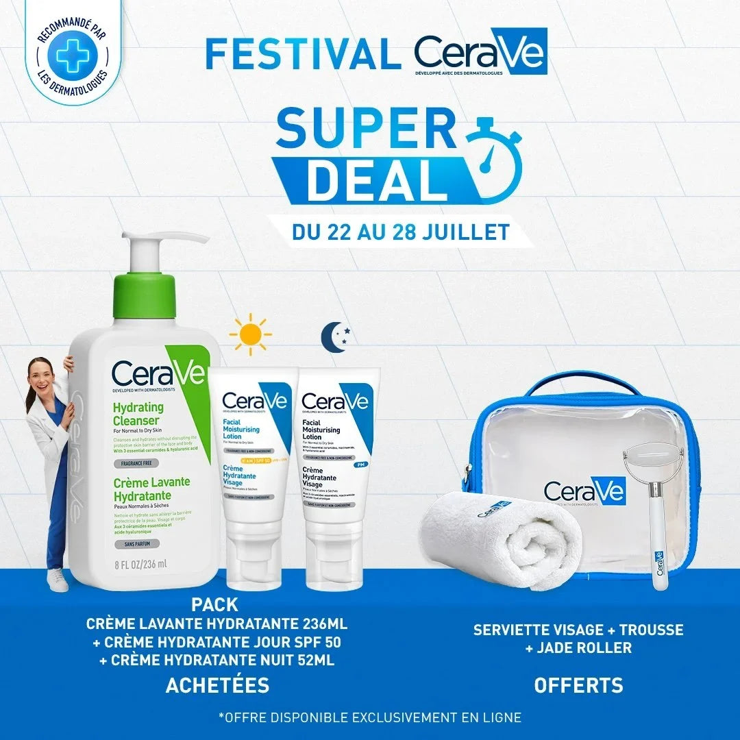 CERAVE - CREME LAVANTE HYDRATANTE 236ML