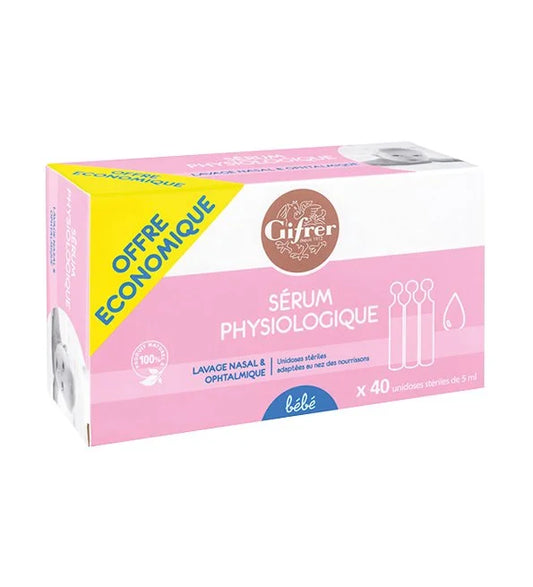 GIFRER - SERUM PHYSIOLOGIQUE BTE 40