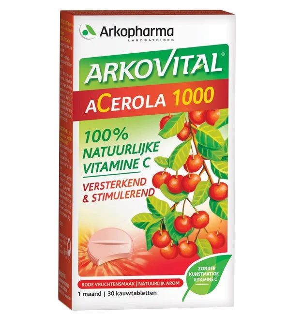 ARKOPHARMA - ACEROLA 1000 30 COMPRIMES