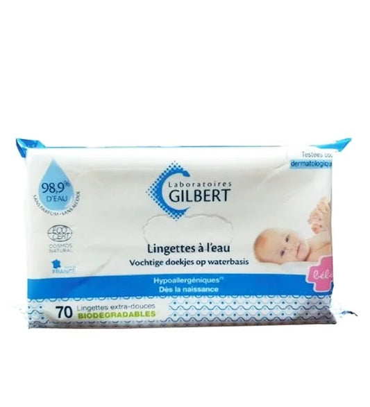 GILBERT - LINGETTES A L'EAU 100% NATURELLES