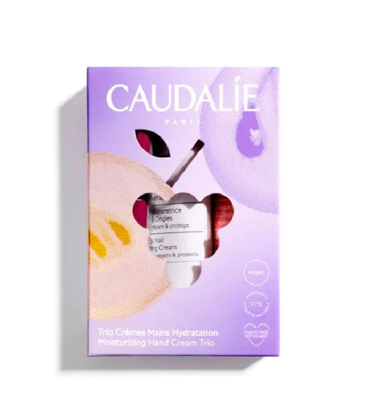 CAUDALIE - TRIO CREMES MAINS HYDRATATION