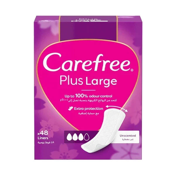 CAREFREE PLUS LARGE FRESH SCENT