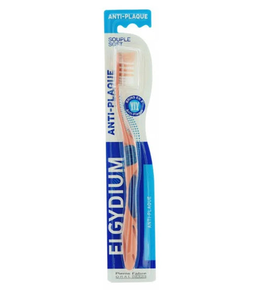 ELGYDIUM -BROSSE À DENTS ANTI-PLAQUE SOUPLE