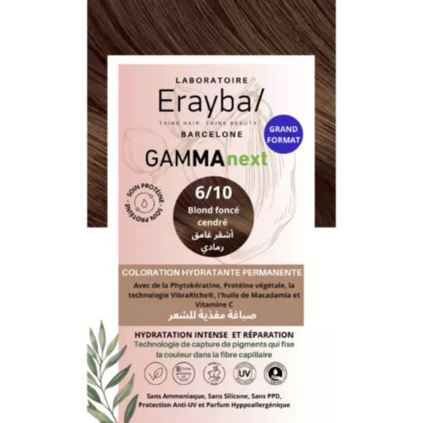 ERAYBA/-GAMMA NEXT 6/10 BLOND FONCE CENDRE