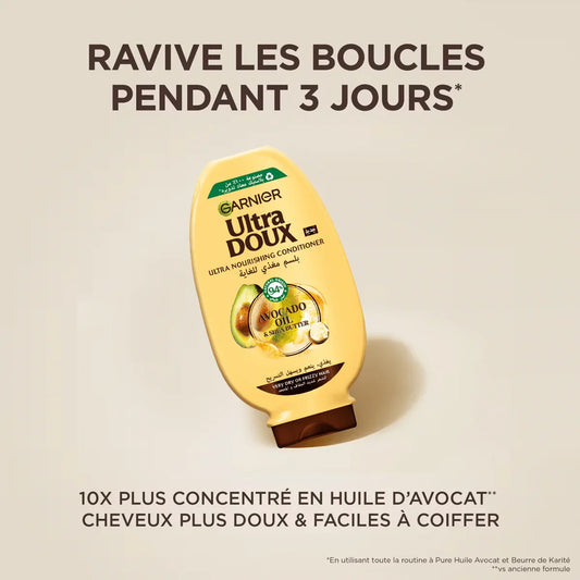 GARNIER - ULTRA DOUX SHAMPOOING AVOCAT KARITE 400ML