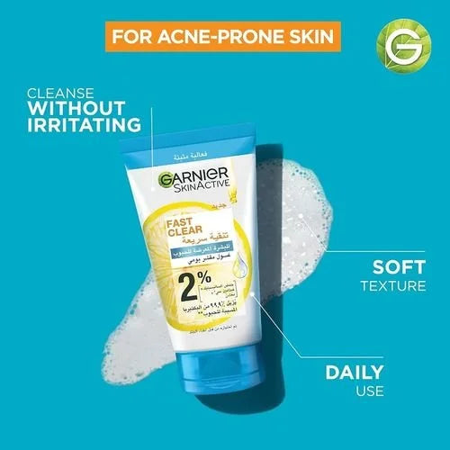 GARNIER - SKINACTIVE FAST CLEAR SCRUB 50ML