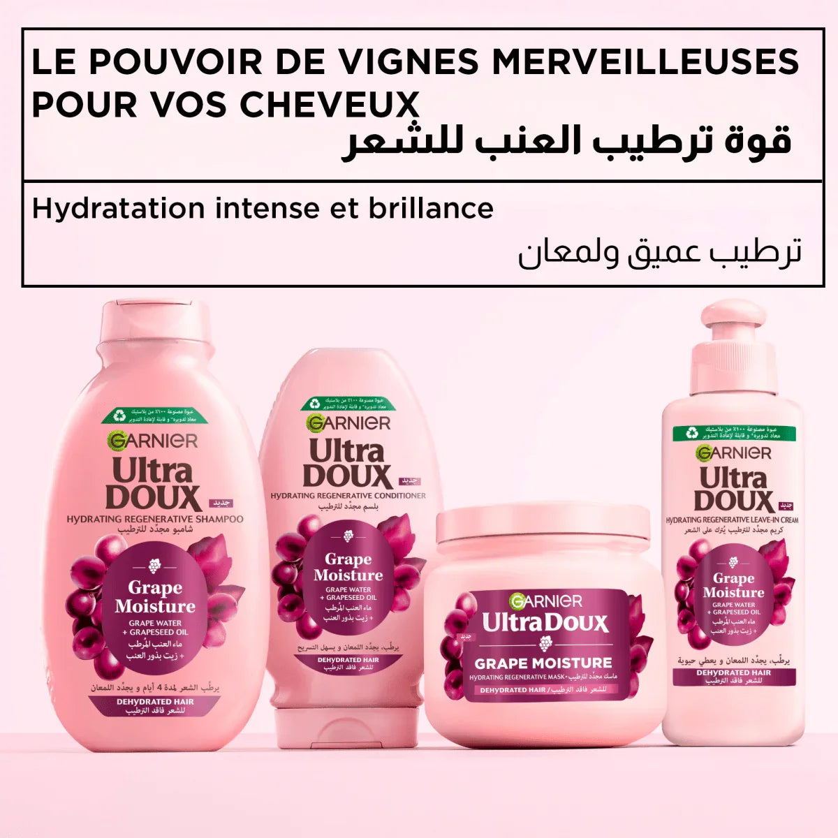 GARNIER - ULTRA DOUX GRAPE MOISTURE CONDITIONNER 200ML