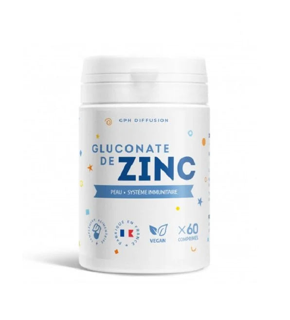 GPH - DIFFUSION GLUCONATE DE ZINC 60 COMPRIME