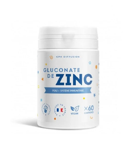 GPH - DIFFUSION GLUCONATE DE ZINC 60 COMPRIME