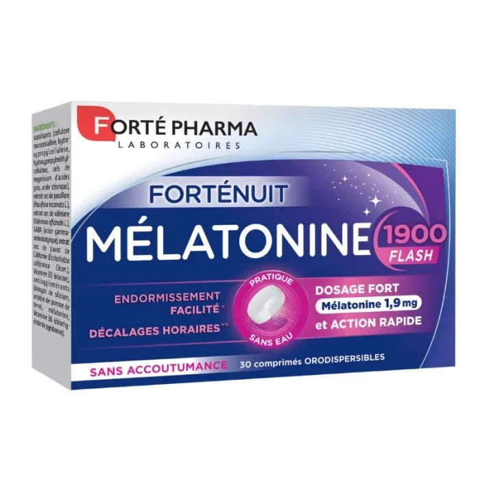 FORTÉ PHARMA - FORTE NUIT MELATONINE 1900 FLASH 30 COMPRIMES