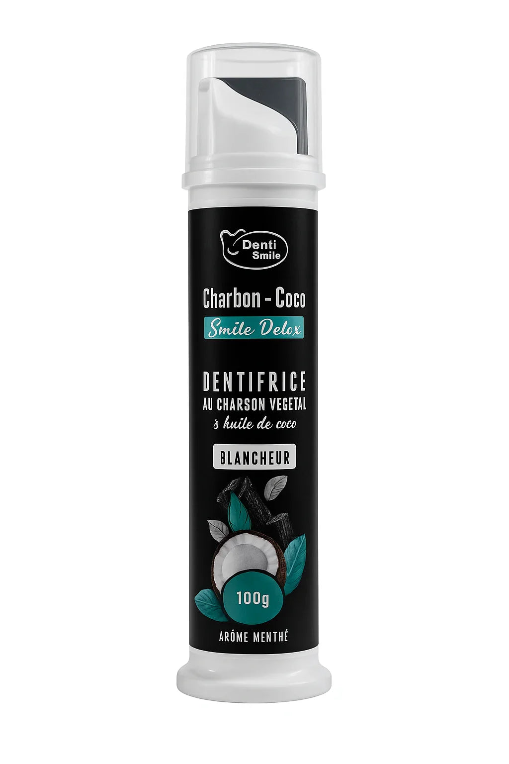 DENTI SMILE - DENTIFRICE AU CHARBON VEGETAL