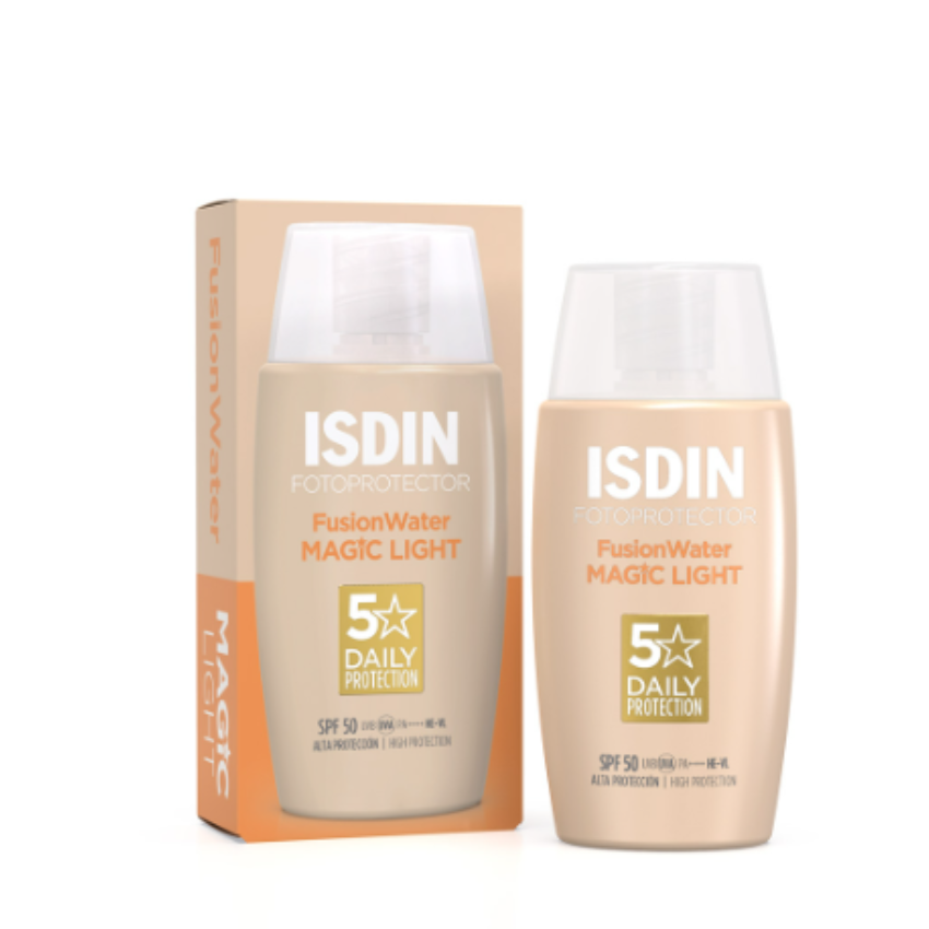 ISDIN - FOTOPROTECTOR FUSION WATER COLOR LIGHT SPF50, 50ML