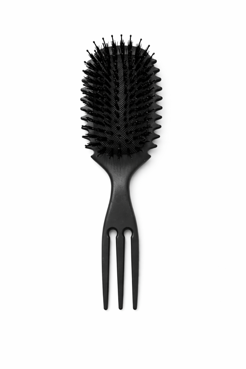 CECILIA - BROSSE CHEVEUX BOUCLES CARRE NOIR 2039S