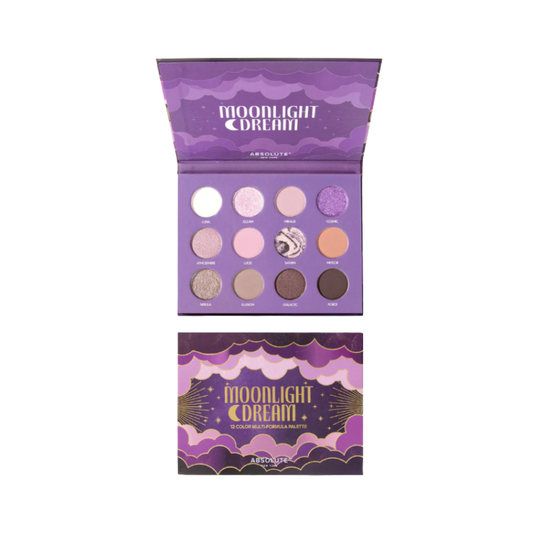 ABSOLUTE NEW YORK - MOONLIGHT DREAM 12 COLOR MULTI FORMULA PALETTE 0.85 G X 12 MESP08