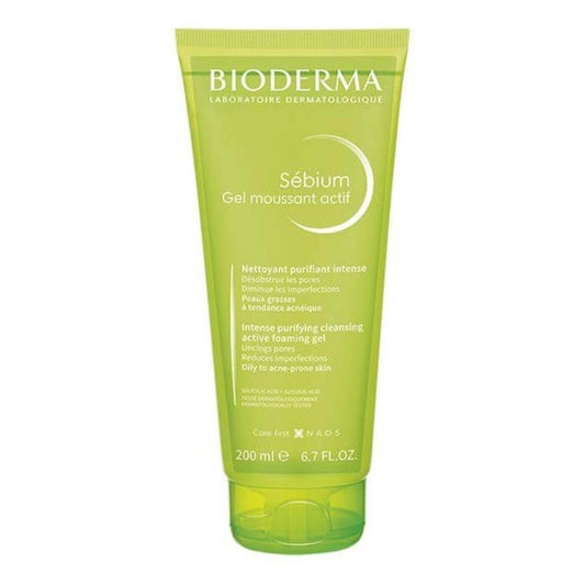 BIODERMA - SEBIUM GEL MOUSSANT ACTIF NETTOYANT PURIFIANT INTENSE 200ML