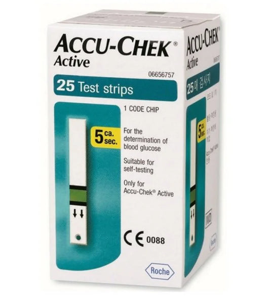 ACCU CHEK ACTIVE BANDELETTES