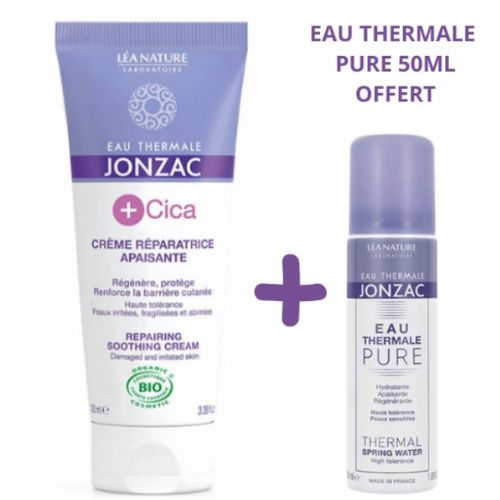 JONZAC - PACK CICA CREME REPA EAU THERMAL PURE