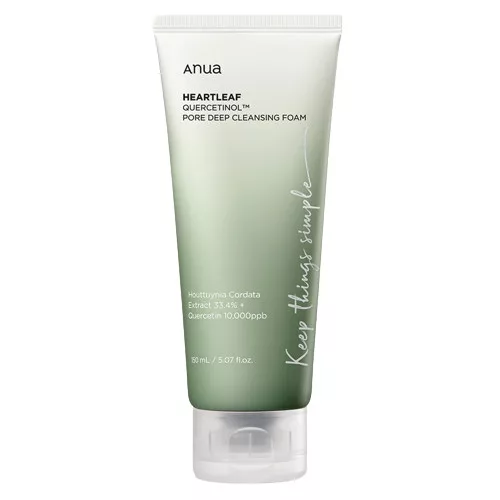 ANUA - HEARTLEAF QUERCETINOL PORE DEEP CLEANSING FOAM 150ML