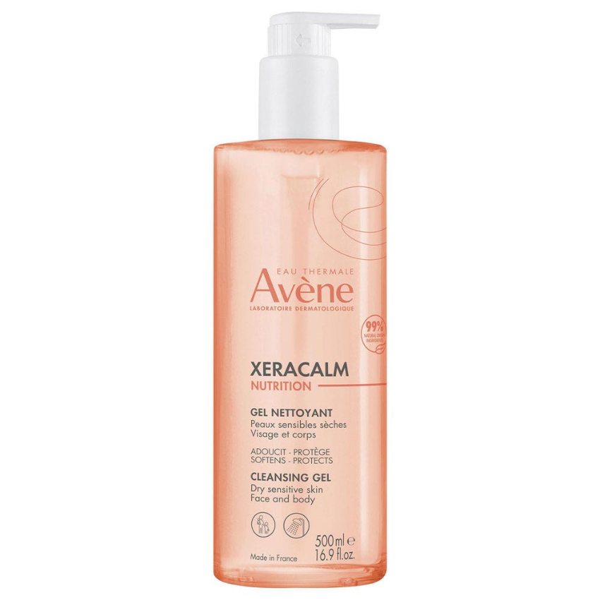 AVENE - XERACALM NUTRITION GEL NETTOYANT VISAGE CORPS 500ML